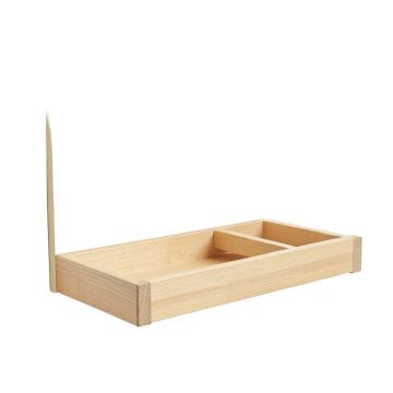 Olive Crest Empty Wall-Mounted Tool Organizer Panel - Cream