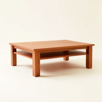 Ridge Falls Coffee Table - Terracotta (synthetic illustration; no displayed measurements)