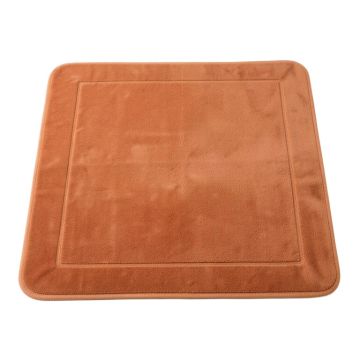 Hazel Dale Bath Mat - Terracotta