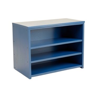 Cliff Bend Low Bookcase - Blue