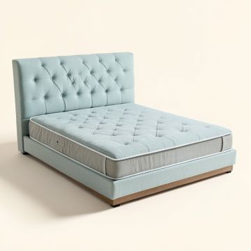 Kaniel Tufted Upholstered Low Profile Platform Bed (synthetic illustration; no displayed measurements)