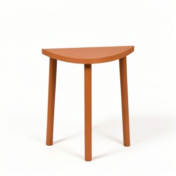 Sage Branch Compact Balcony Table - Terracotta (synthetic illustration; no displayed measurements)
