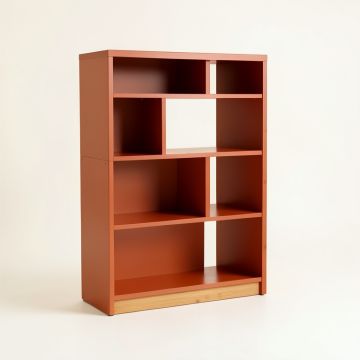 Holly Field Freestanding Bookcase - Terracotta (synthetic illustration; no displayed measurements)