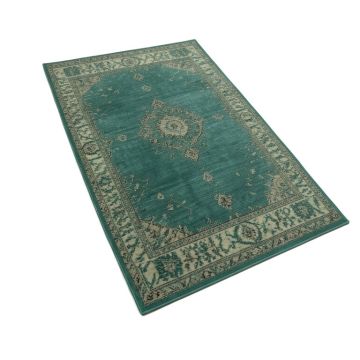 Pranav Southwestern Teal Indoor/Outdoor Area Rug