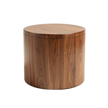Celaya Solid Wood Drum Coffee Table
