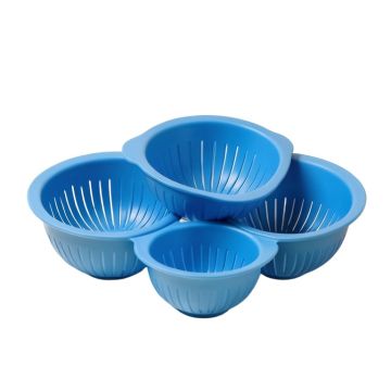Homeries Silicone\T 4 Piece Colander Set (synthetic illustration; no displayed measurements)