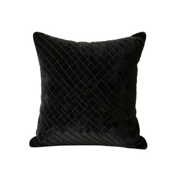 River Arc Filled Accent Pillow - Black