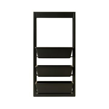 Cove Brook Empty Vertical Garden Frame - Black