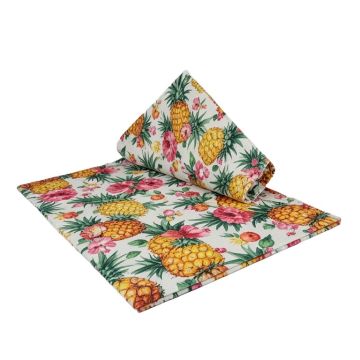 Pineapple Upholstery Fabric Cut
