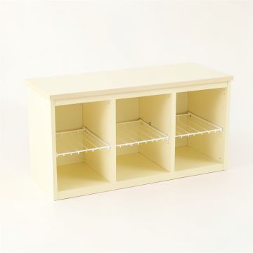 Juniper Arc Empty Countertop Canister Rack - Ivory (synthetic illustration; no displayed measurements)