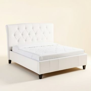 Sara Tufted Upholstered Standard Bed (synthetic illustration; no displayed measurements)