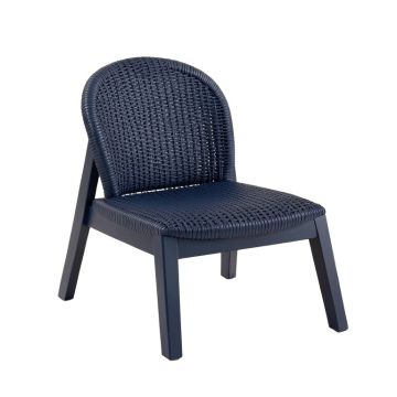 Holly Branch Outdoor Lounge Chair - Navy