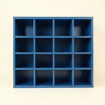 Elm Bridge Empty Mug-Storage Cabinet Insert - Blue (synthetic illustration; no displayed measurements)