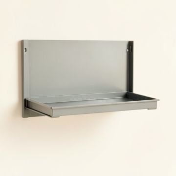 River Dell Empty Wall-Mounted Tool Organizer Panel - Gray (synthetic illustration; no displayed measurements)