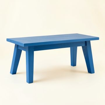 Field Falls Indoor Bench - Blue (synthetic illustration; no displayed measurements)
