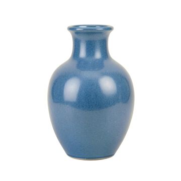 Summit Branch Empty Decorative Vase - Blue