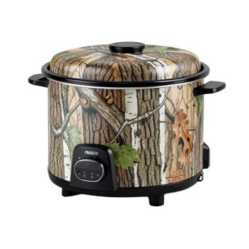 Nesco 8-Quart Oval Woodland Birch Camouflage Slow Cooker