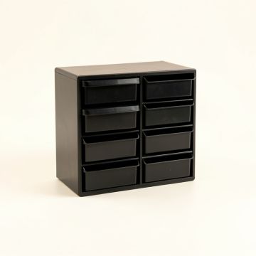 Laurel Arc Small-Parts Storage Drawer Cabinet (synthetic illustration; no displayed measurements)