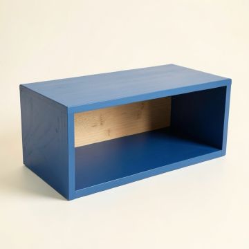 Ash Crest Shoe Storage Bench - Blue (synthetic illustration; no displayed measurements)