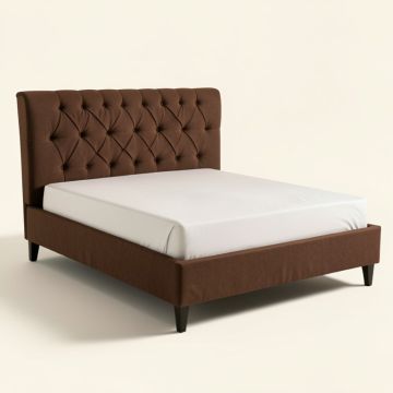 Cleland Tufted Upholstered Low Profile Standard Bed (synthetic illustration; no displayed measurements)