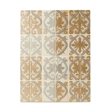Royalty Floret 18 '' X 18 '' Ceramic Patterned Wall & Floor Tile