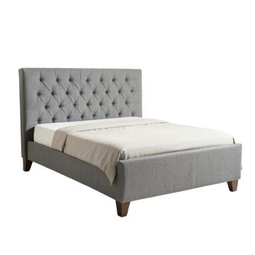 Jacaleb Queen Tufted Upholstered Low Profile Standard Bed