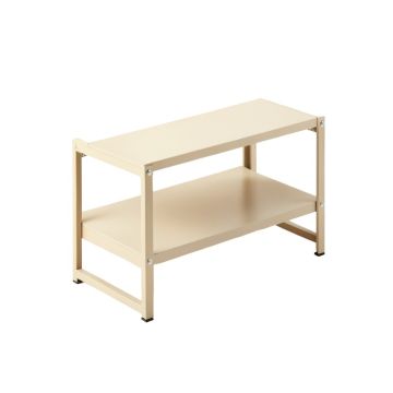 Reed Bend Narrow Outdoor Storage Bench - Beige