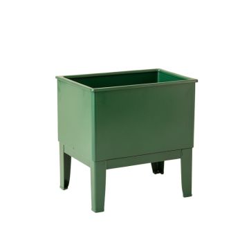 Maple Bend Empty Raised Planter - Green