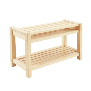 Hill Bluff Shoe Storage Bench - Cream