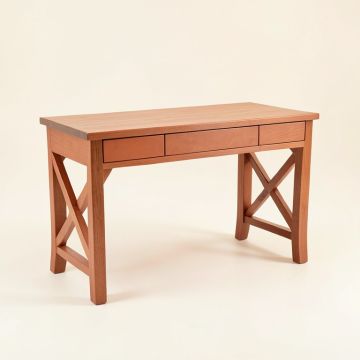Spruce Dale Writing Desk - Terracotta (synthetic illustration; no displayed measurements)