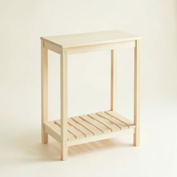 Cedar Bend Freestanding Laundry Folding Counter - Ivory (synthetic illustration; no displayed measurements)