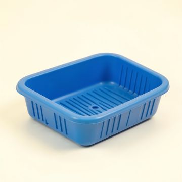 Glen Brook Empty Under-Desk Cable Tray - Blue (synthetic illustration; no displayed measurements)