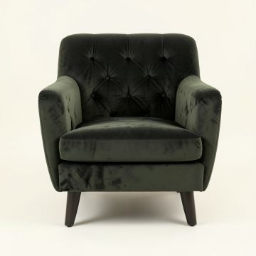 Gye 41 '' Wide Tufted Velvet Club Chair (synthetic illustration; no displayed measurements)