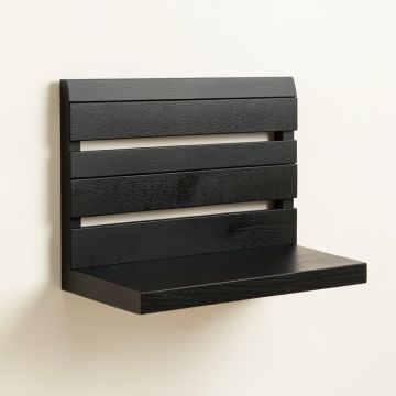 Alder Dale Wall-Mounted Entryway Organizer Shelf - Black (synthetic illustration; no displayed measurements)