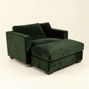 Jemima 115 '' Wide Velvet Reversible Sleeper Sofa & Chaise (synthetic illustration; no displayed measurements)