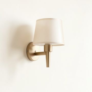Dune Crossing Wall Sconce Mounted On A Plain Wall - Beige (synthetic illustration; no displayed measurements)