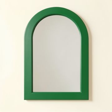 Olive Canyon Framed Wall Mirror - Green (synthetic illustration; no displayed measurements)