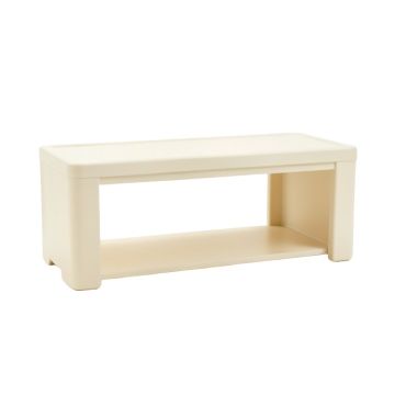 Cove Crest Narrow Outdoor Storage Bench - Ivory