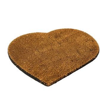 Abbeyville Heart-Shaped Paws Welcome Non-Slip Outdoor Door Mat