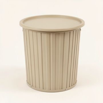Bay Bend Closed Garden Compost Bin - Beige (synthetic illustration; no displayed measurements)