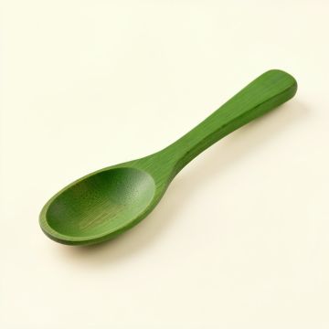 Reed Crest Cooking Spoon - Green (synthetic illustration; no displayed measurements)