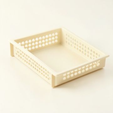 Sage Bend Empty Under-Desk Cable Tray - Cream (synthetic illustration; no displayed measurements)