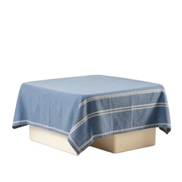 Vale Canyon Flat Bed Sheet - Blue