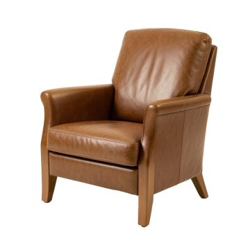 31 '' Wide Leather Match Club Chair