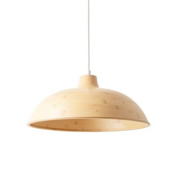 Spruce Crest Pendant Light Suspended From One Plain Cable - Beige