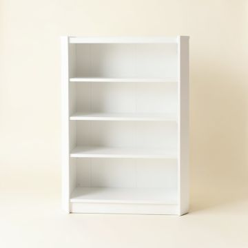 Clay Bluff Freestanding Bookcase - White (synthetic illustration; no displayed measurements)