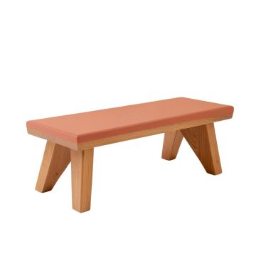 Cove Dale Indoor Bench - Terracotta
