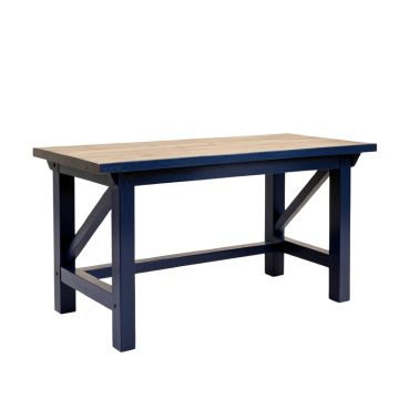 Sage Dale Empty Workshop Workbench - Navy
