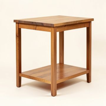 Hoglund Kitchen Cart With Wood Top (synthetic illustration; no displayed measurements)