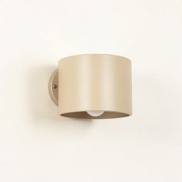 Dawn Dell Wall Sconce Mounted On A Plain Wall - Beige (synthetic illustration; no displayed measurements)
